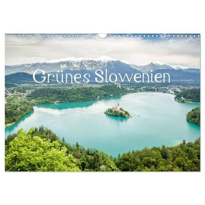 Grünes Slowenien (Wandkalender 2027 DIN A3 quer), CALVENDO Monatskalender