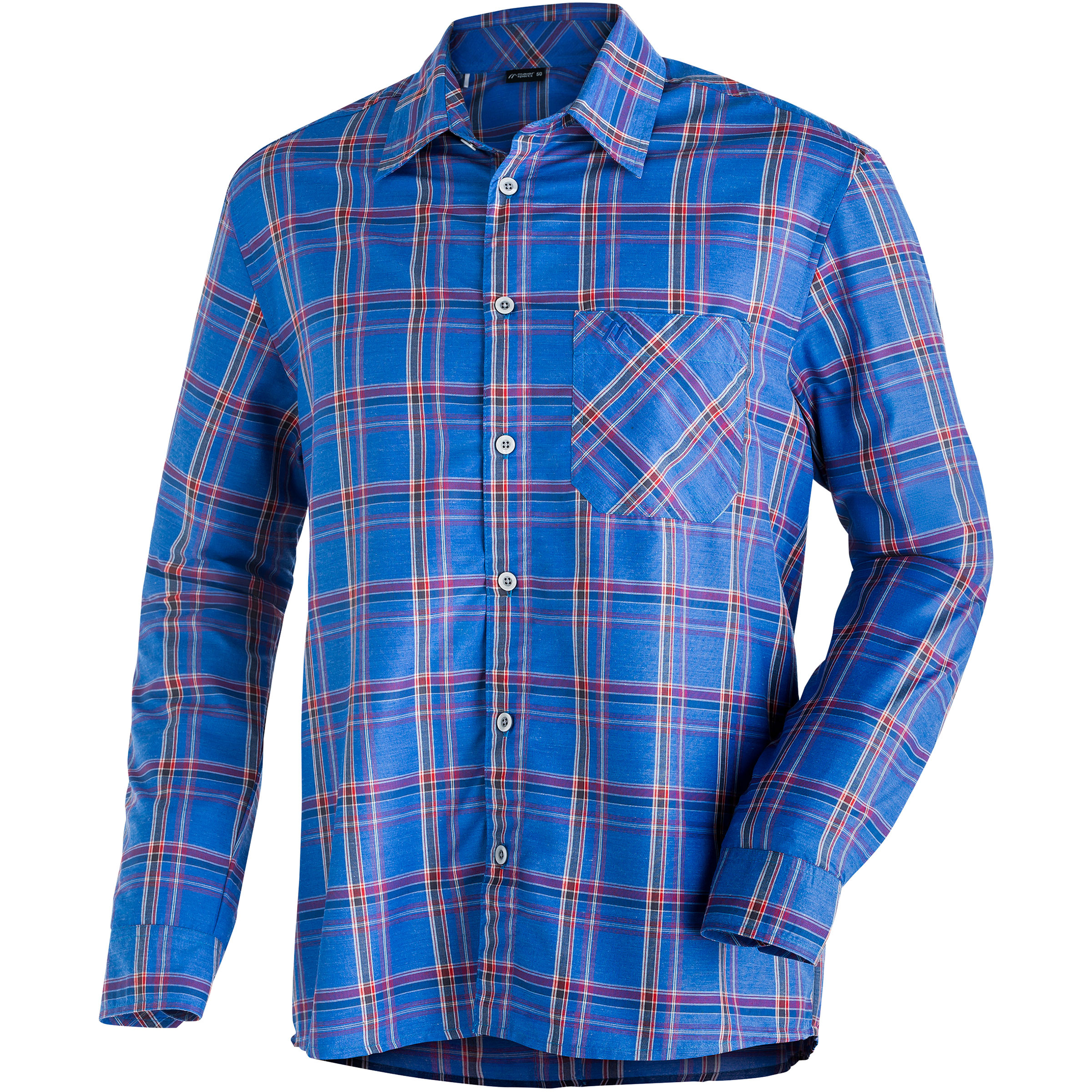 Maier Sports Claas Herren Hemden blau Größe 6XL Trekking Atmungsaktiv
