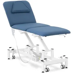 Physa, Massageliege + Massagestuhl, Massageliege elektrisch Massagebank Therapieliege Massagetisch 150 kg blau/weiss
