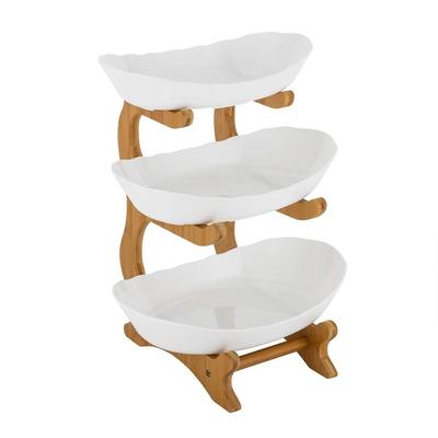 Tier Serving Stand With Bowls Party Snack & Dessert Serving Tray Tier Serving Stand With Bowls Party Snack & Dessert Serving Tray