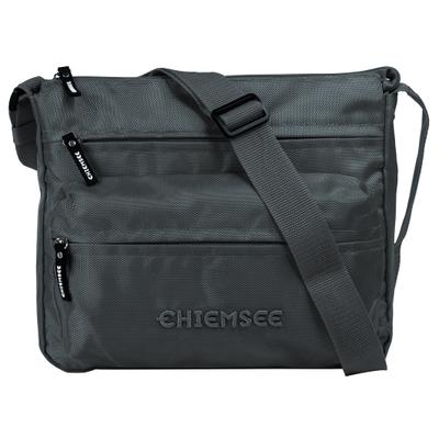 Umhängetasche CHIEMSEE "CHIEMSEE Herren, Damen", Damen, Gr. B/H/T: 30cm x 27cm x 6cm onesize, grau, Kunstfaser, unifarben, Taschen Umhängetasche