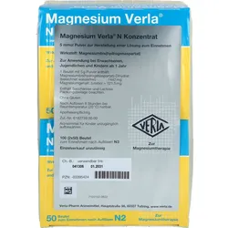 Magnesium Verla N Konzentrat 100 ST