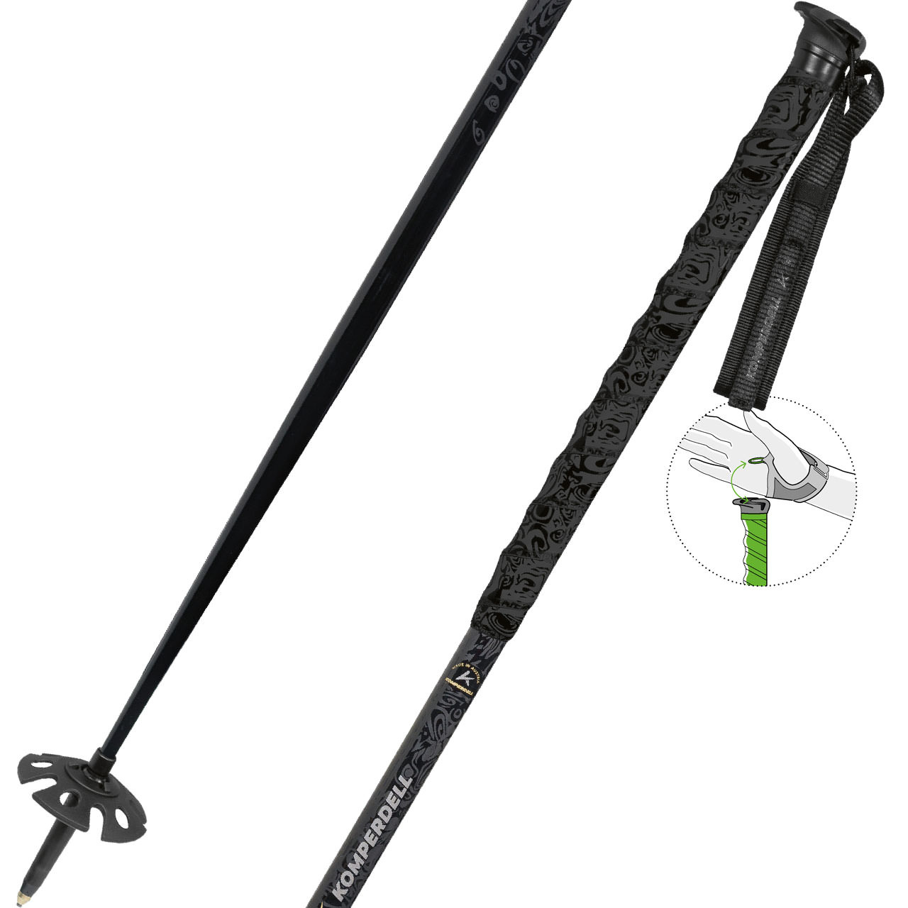 Komperdell Big Art Fat Carbon - 125 cm