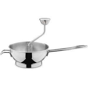 Weis Passiermühle mini, manuell, silber, Ø 13 cm, mit 1 festen Lochscheibe, fein, aus Edelstahl, 1 Stück