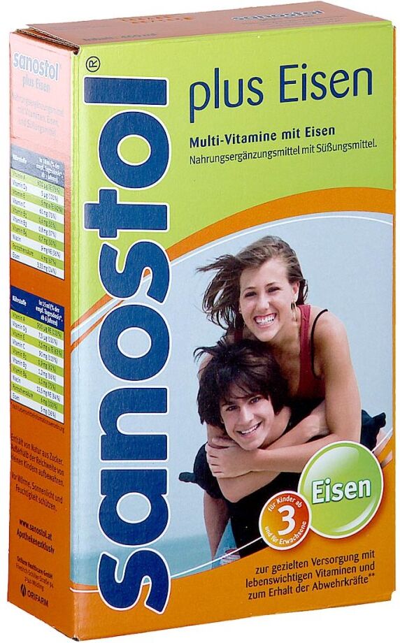 Sanostol Multivitamine + Eisen Saft 460ml