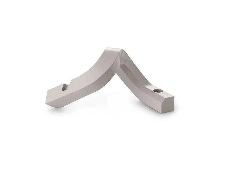Normann Copenhagen Bougeoir Crooked 2 Warm grey