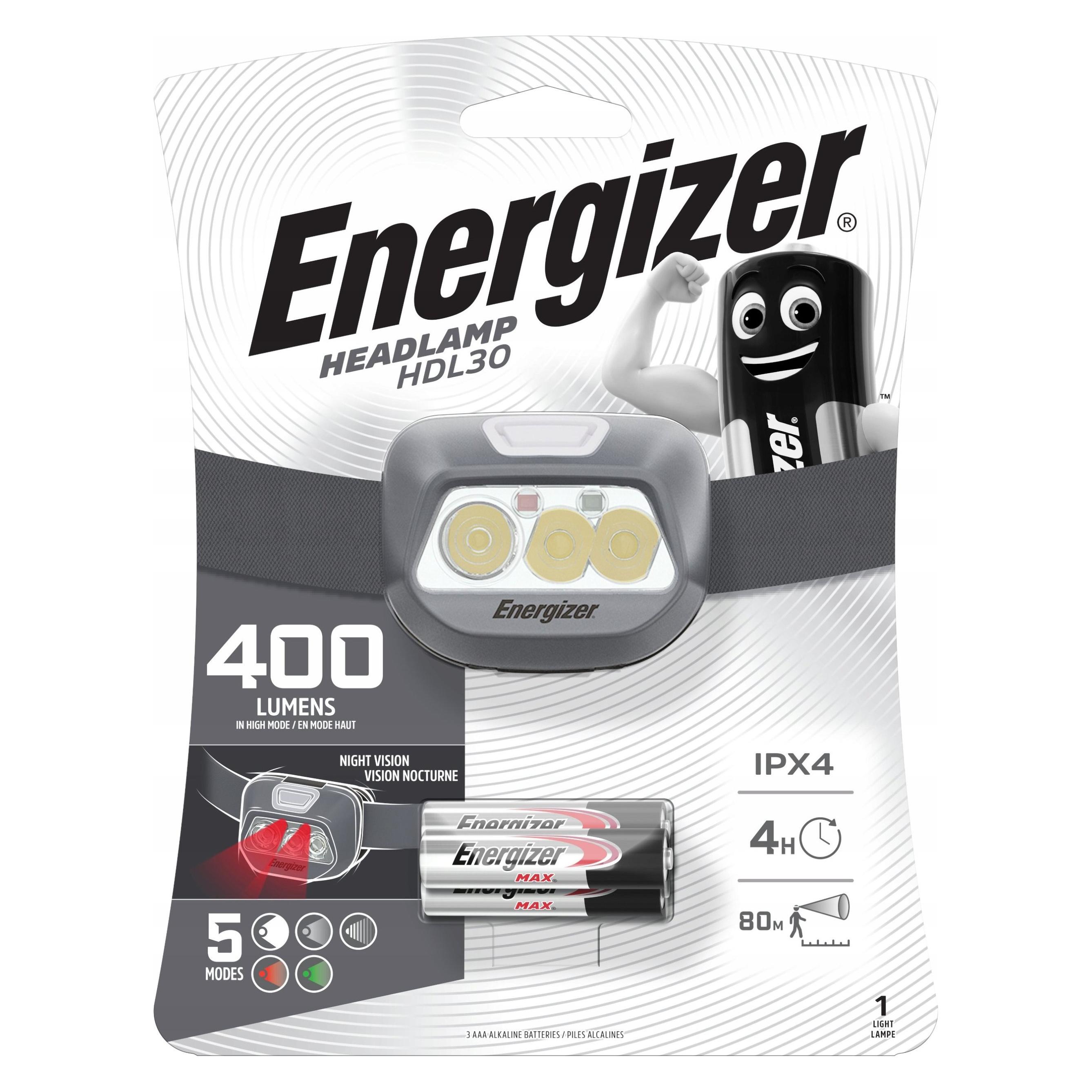 Energizer LATARKA HEADLIGHT HDL30 3AAA 400 lm (400 lm) (444299)