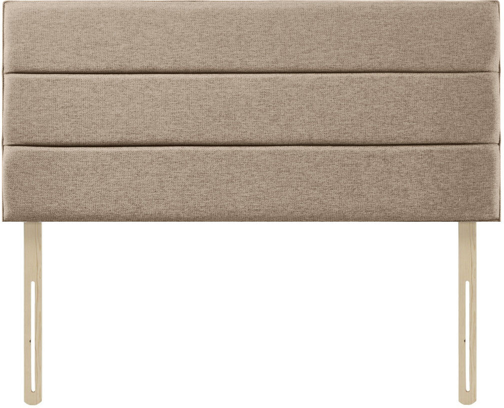 17 Stories Eri Upholstered Chenille Headboard Cream Single (3')