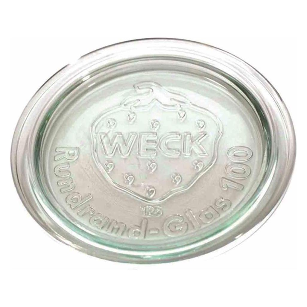 Weck Glasdeckel Rundrand Einkochwelt, Ø 100 mm, 1 Stück (1 Stk., 2 l) (5804906)