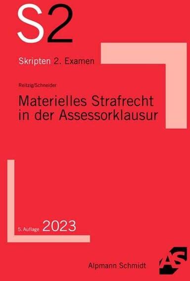 Dirk Reitzig - Materielles Strafrecht in der Assessorklausur (S2-Skripten) - Preis vom 17.10.2026 19:25:27 h