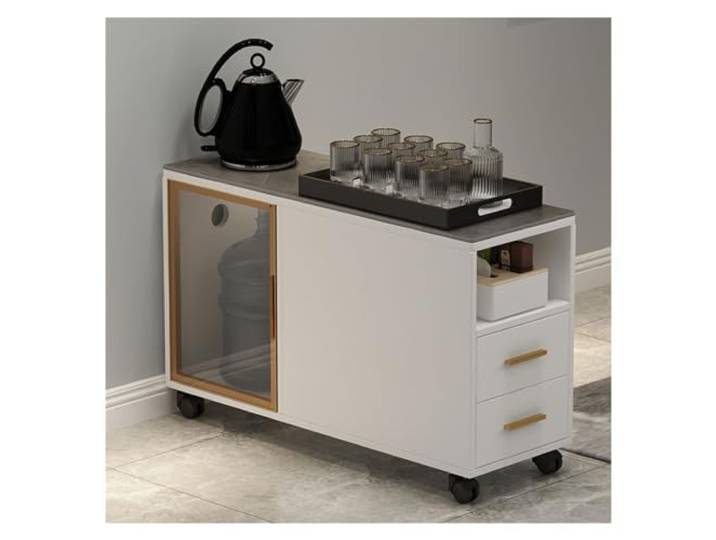YCCHAH Sofatisch Sofa-Beistellschrank, Beistellschrank, Wohnzimmer, mobiler Beistelltisch, Ecktisch, Kleiner Couchtisch, Schrank, Aufbewahrung, Aufbewahrungsschrank Wohnzimmer-Beistelltisch(B)
