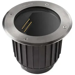 LEDS C4 Bodeneinbauleuchte IP65-IP67 GEA WALL WASHER Ø225MM LED 24W 4000K AISI316-EDEL LEDS-55-9910-CA-CM