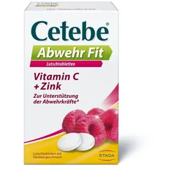 CETEBE Abwehr fit mit Vitamin C und Zink 20 St