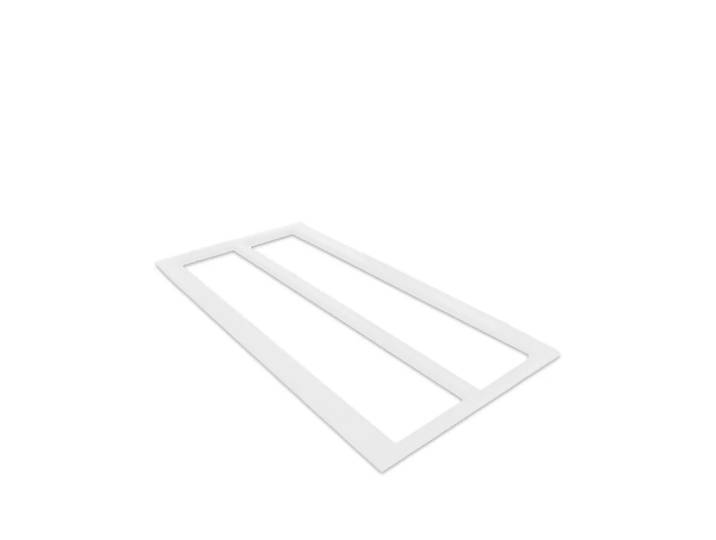 HAY Loop Stand Stütze White, für Tisch L160