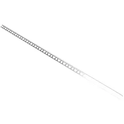 WEDI Abschluss- und Gefälleprofile, Edelstahl gebürstet, versch. Größen-1200 mm-10 mm-Boden links