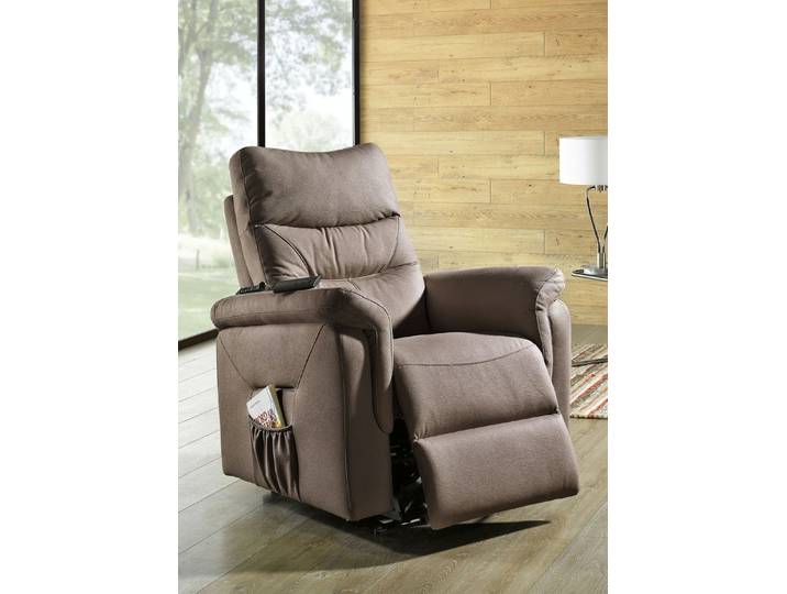 Relax-Sessel mit Aufstehhilfe, Braun, Mit Massagefunktion