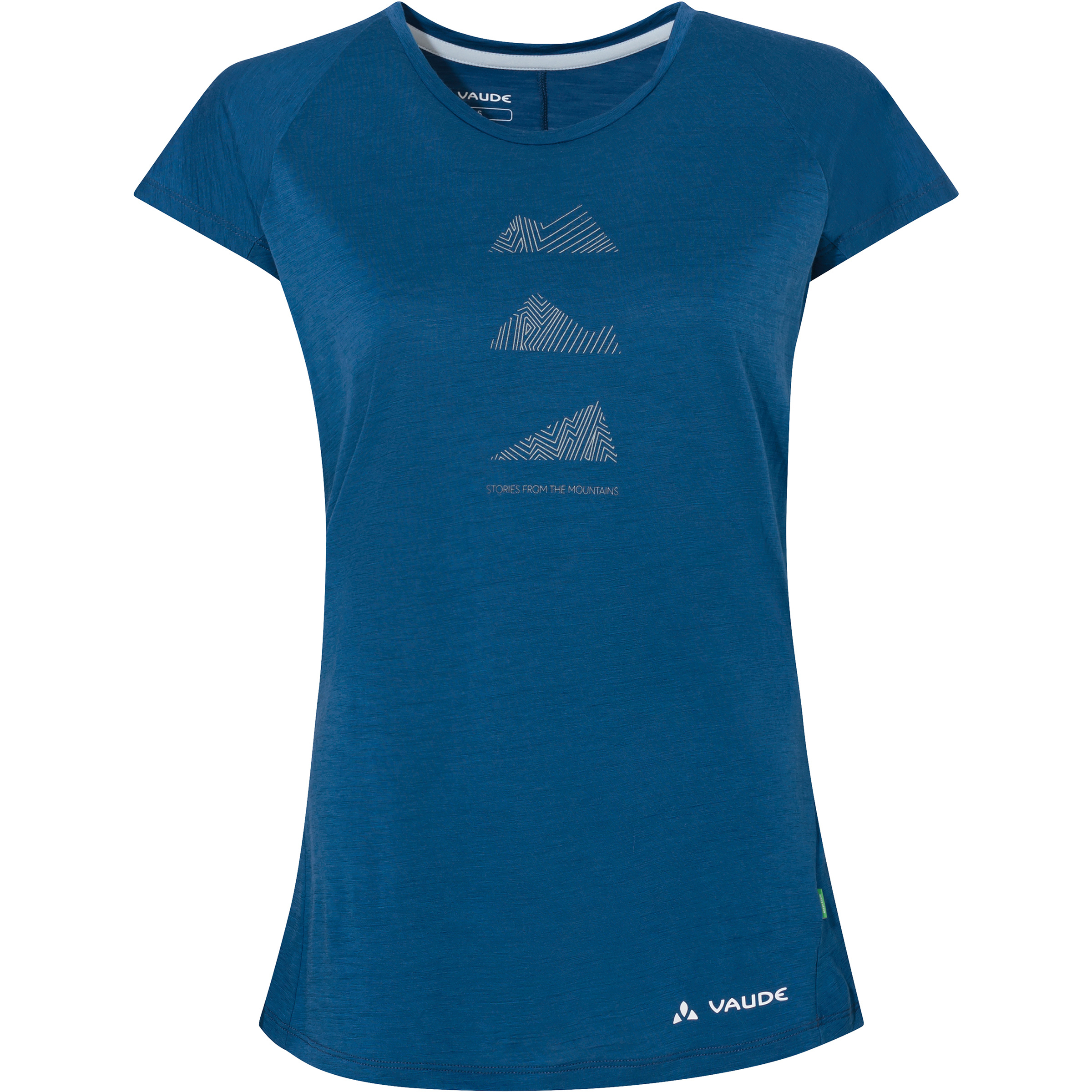 Vaude Tekoa Wool Damen T-Shirts blau Größe XL Lifestyle Hautfreundlich Merinowolle
