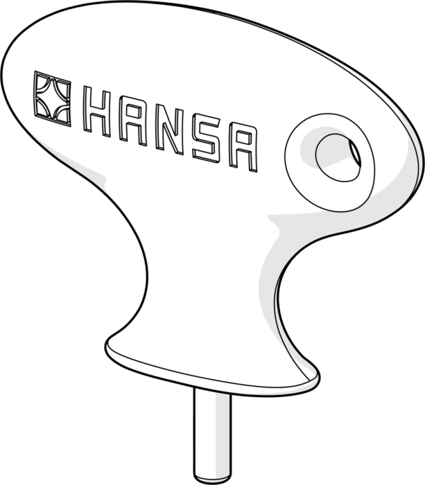 Hansa Entriegelungsschlüssel 59914077 zur Montage