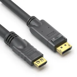 PureLink DisplayPort zu HDMI Kabel 4K - PureInstall 1,50m