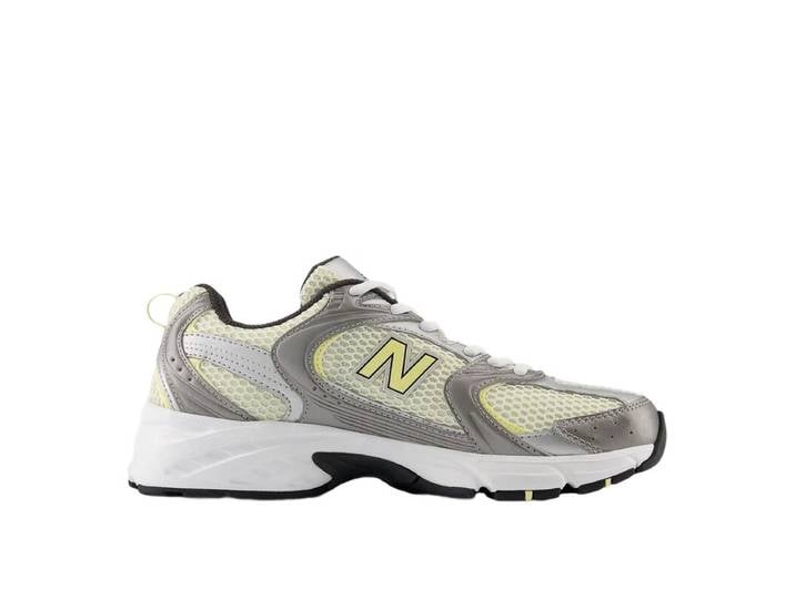 New Balance 530 Argent/Jaune métallisé