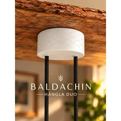 HÄNGLA DUO Baldachin 16cm einzeln