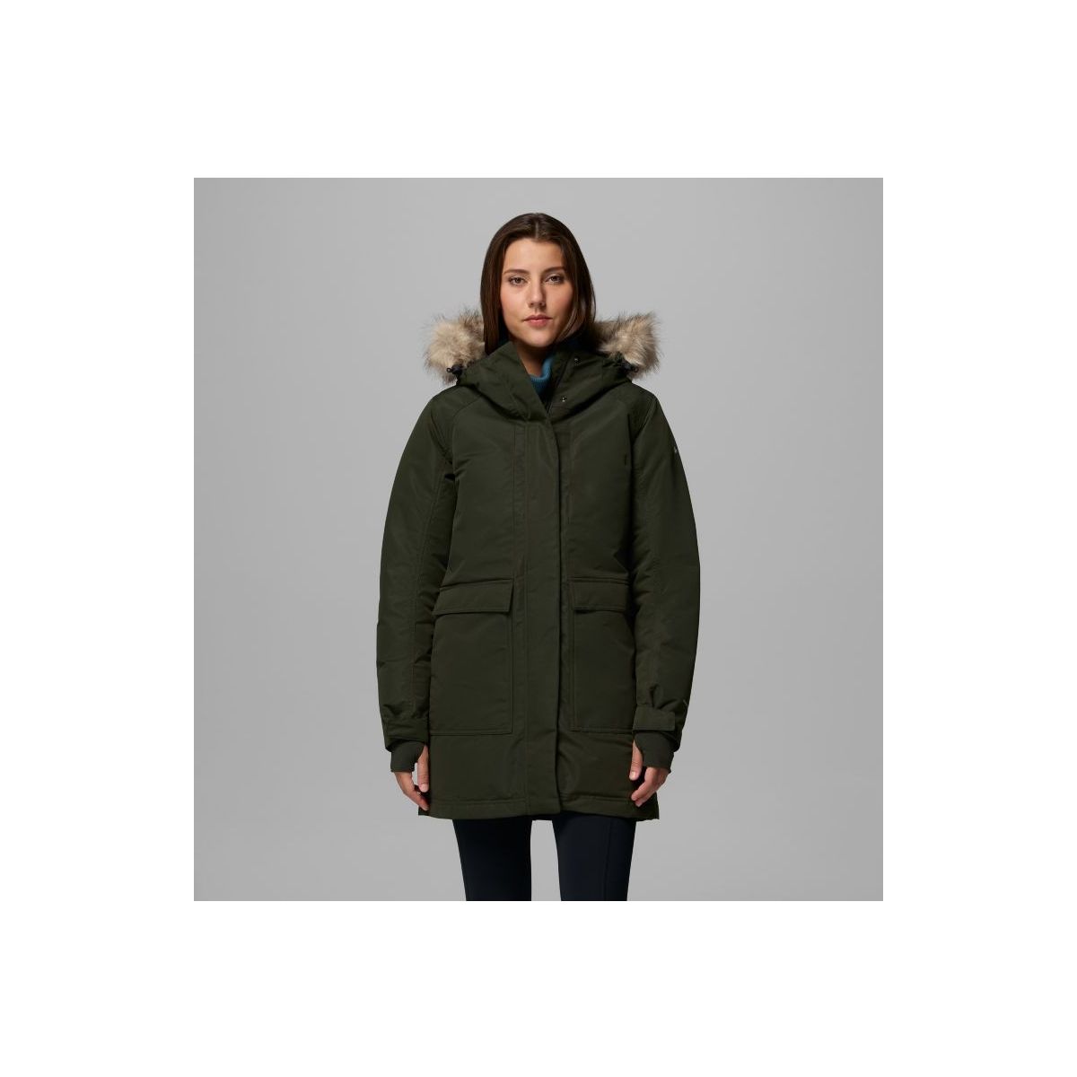 Columbia Women's Little Si II Waterproof Parka greenscape (366) XL 208576-2085764-366-XL
