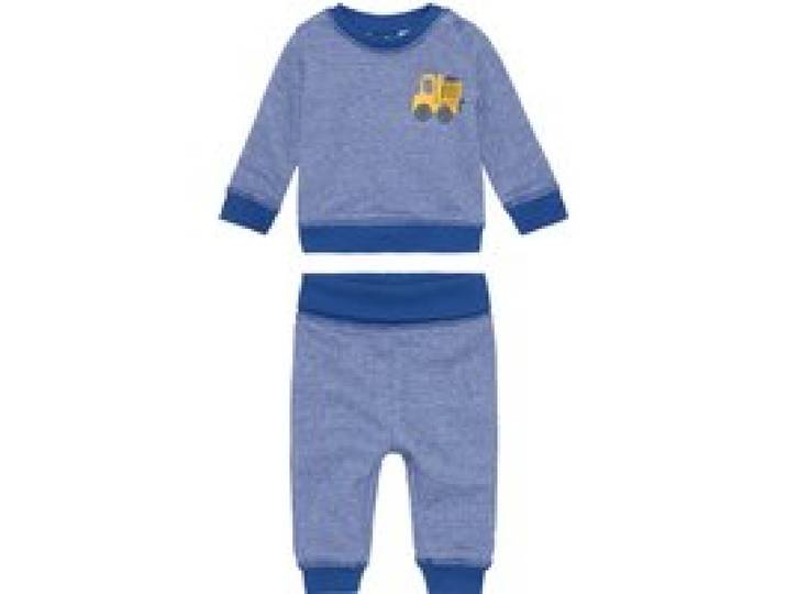 LUPILU® Ensemble molletonné bébé (bleu/gris)
