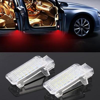 Everyday Crate LED Car Door Lights For Audi Volkswagen Plug And Play Welcome Courtesy Lamps red Light