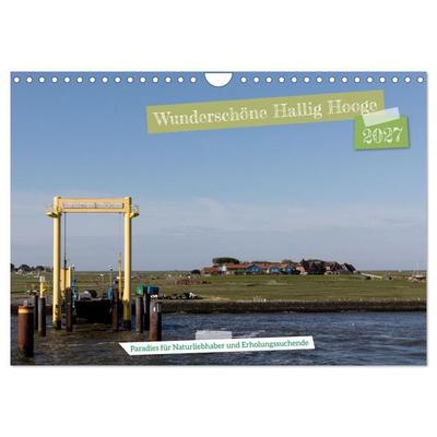Wunderschöne Hallig Hooge (Wandkalender 2027 DIN A4 quer), CALVENDO Monatskalender