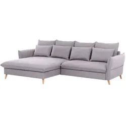 Exxpo by Gala Ecksofa mit Funktion Walker Stoff Silber