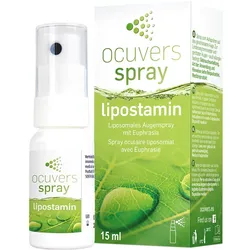 Ocuvers Spray Lipostamin -Augenspray mit Euphrasia 15 ML