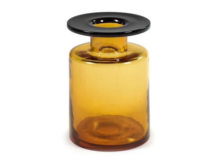 Serax Vase Wind & Fire 27 cm Amber-black
