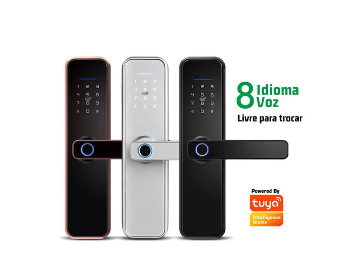 Serrure Intelligente X5 Étanche Tuya Biométrique Empreinte Digitale Sécurité Intelligente WiFi APP Mot de Passe Serrure de Porte Électronique