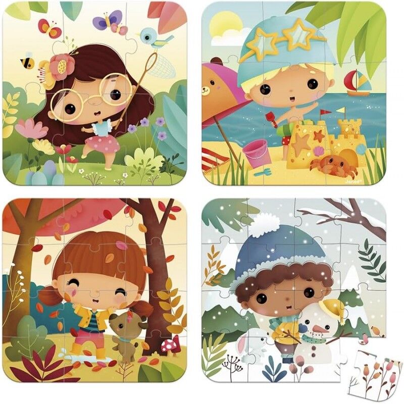 Puzzles évolutifs Les saisons - Janod