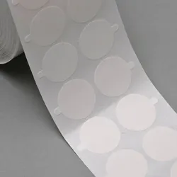Doppelseitige PET-Klebepunkte, beidseitig schwach haftend, 30 mm, 1000 Stück, transparent