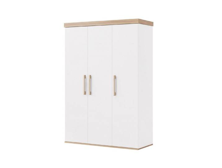 roba® Kleiderschrank Jimmy - aus Holz- 3 Türen mit Soft Close - Kinderkleiderschrank Made in Europe - Blauer Engel - Modernes Skandi Design