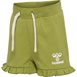 HUMMEL hmlDREAM RUFFLE SHORTS green olive 68
