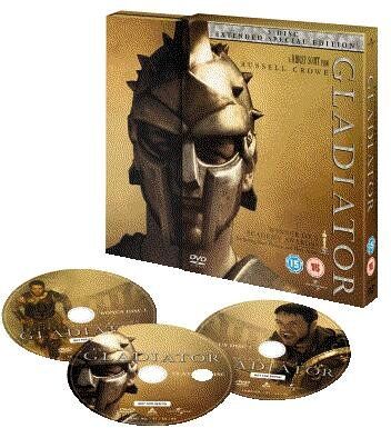 Gladiator Extended Special Edition 3 Disc [3 DVDs] [UK Import] - Preis vom 11.10.2026 15:43:13 h