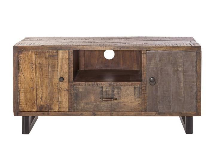 TV Board 120x60cm 'Metro' Altholz & Eisen