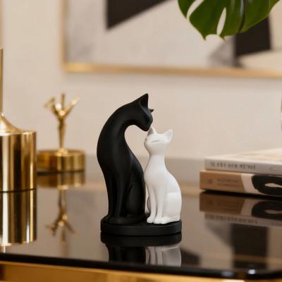 Uplift Essentials Elegant Silhouette Cat Sculptures Modern Minimalist Feline Decor Elegant Silhouette Cat Sculptures Modern Minimalist Feline Decor