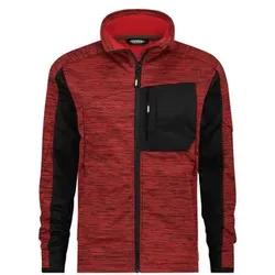Convex Midlayer-Jacke, rot/schwarz, Größe 2XL - rot/schwarz - 2XL