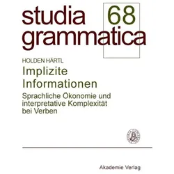 Implizite Informationen, Fachbücher von Holden Härtl