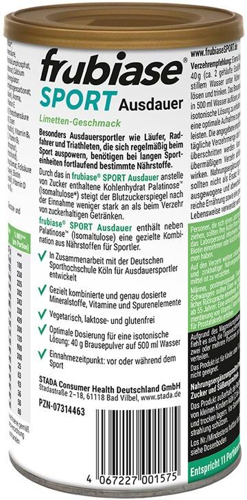 Frubiase Sport Ausdauer Brausepulver 440 g Pulver