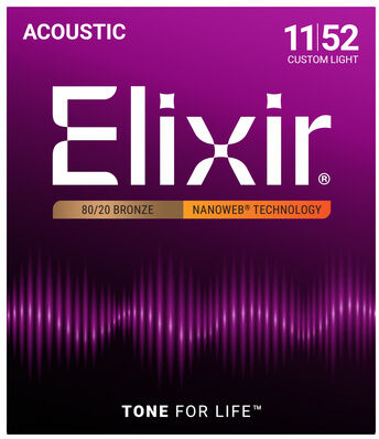 Elixir Nanoweb Custom Light Acoustic