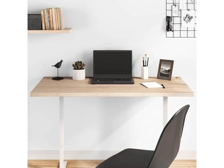 GBCDSWBR Schreibtischplatte 110x55x2,5 cm aus massivem Kiefernholz - Robuste Tischplatte für Büro, Schreibtisch oder Werkbank, unbehandelt