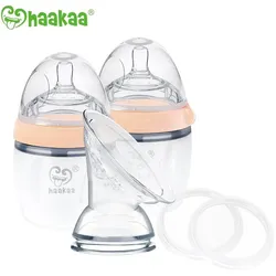 Haakaa, Milchpumpe, Generation 3 Pumpe und Schoppen Set