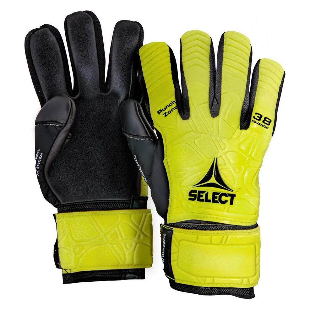 Select 38 Advance Torwarthandschuhe Gelb/Schwarz 17677 (11) (11) (17677)