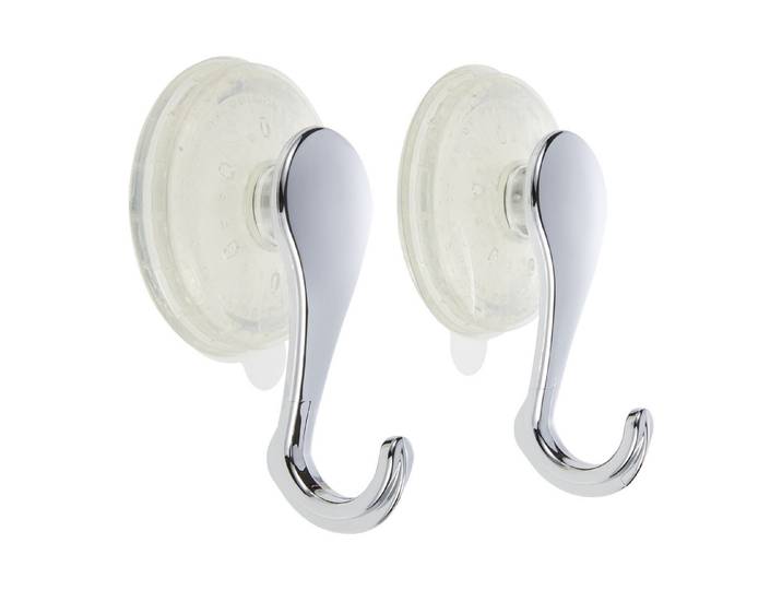 Saughaken Chrom 9 × 5.7 × 5 cm 2 Stück