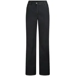 Bootcut-Jeans Emilia Lay schwarz, 50