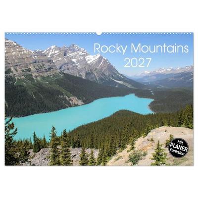 Rocky Mountains 2027 (Wandkalender 2027 DIN A2 quer), CALVENDO Monatskalender